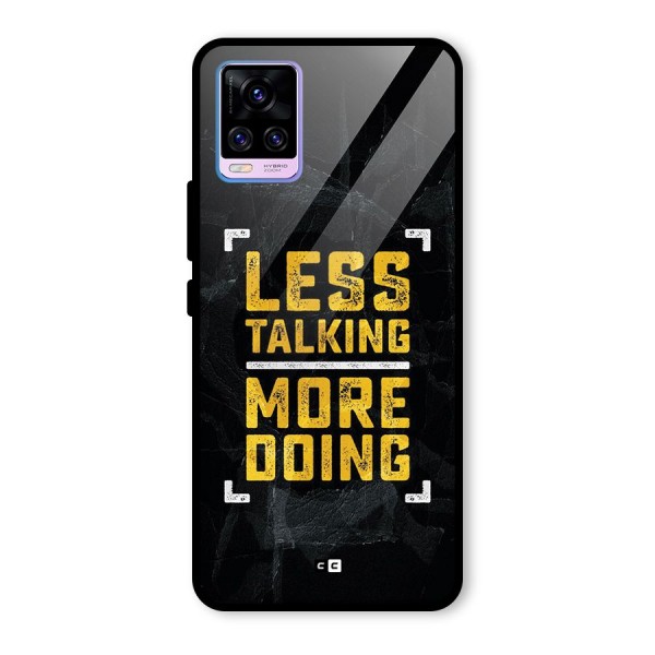 Less Talking Glass Back Case for Vivo V20 Pro