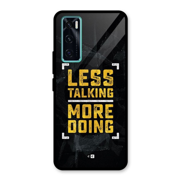 Less Talking Glass Back Case for Vivo V20 SE