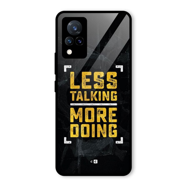 Less Talking Glass Back Case for Vivo V21 5G