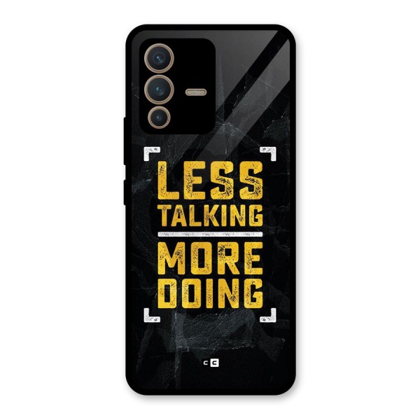 Less Talking Glass Back Case for Vivo V23 5G