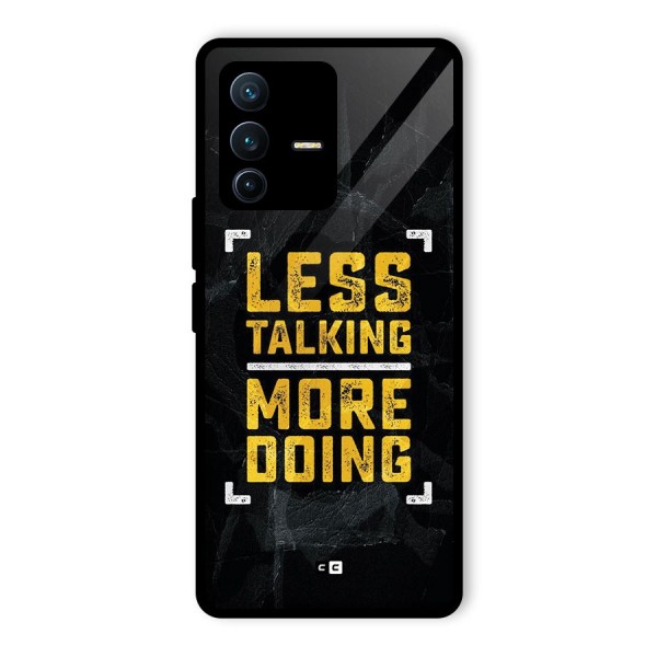 Less Talking Glass Back Case for Vivo V23 Pro