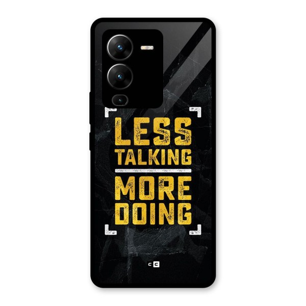 Less Talking Glass Back Case for Vivo V25 Pro