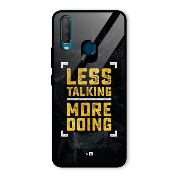 Less Talking Glass Back Case for Vivo Y12