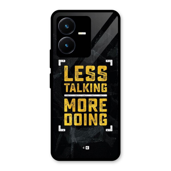 Less Talking Glass Back Case for Vivo Y22