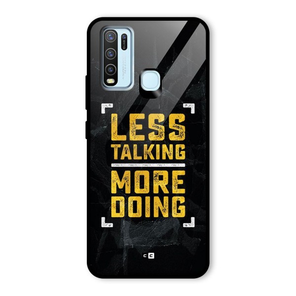 Less Talking Glass Back Case for Vivo Y30