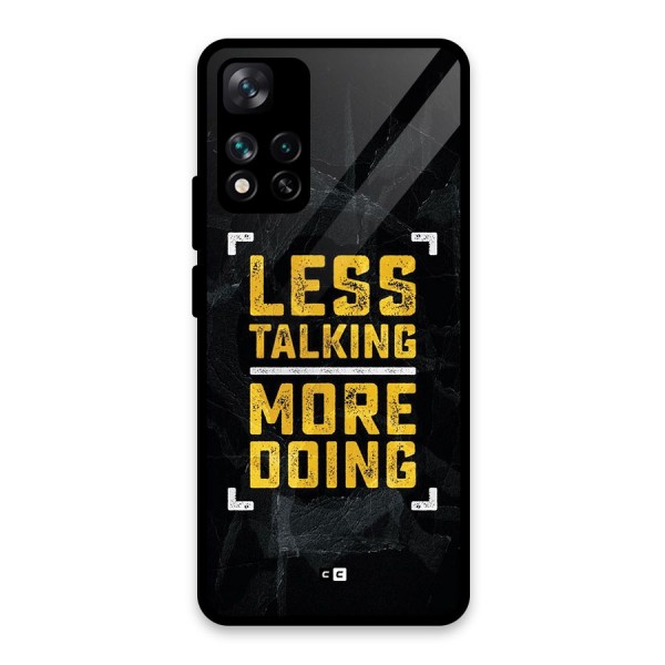 Less Talking Glass Back Case for Xiaomi 11i 5G