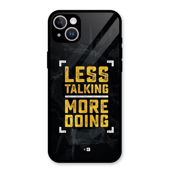 Less Talking Glass Back Case for iPhone 14 Plus