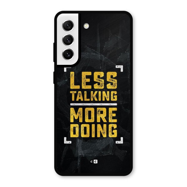 Less Talking Metal Back Case for Galaxy S21 FE 5G