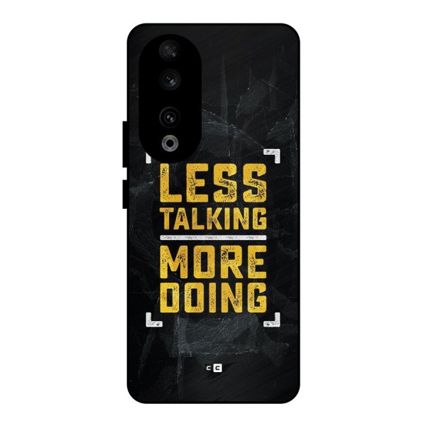 Less Talking Metal Back Case for Honor 90