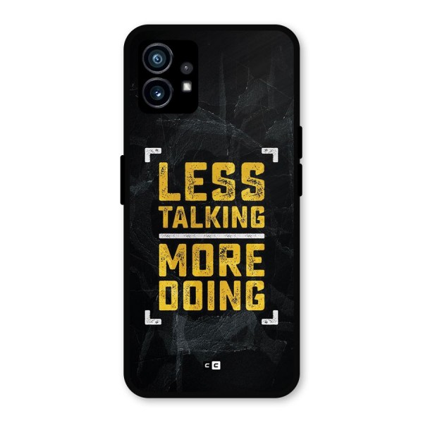 Less Talking Metal Back Case for Nothing Phone 1