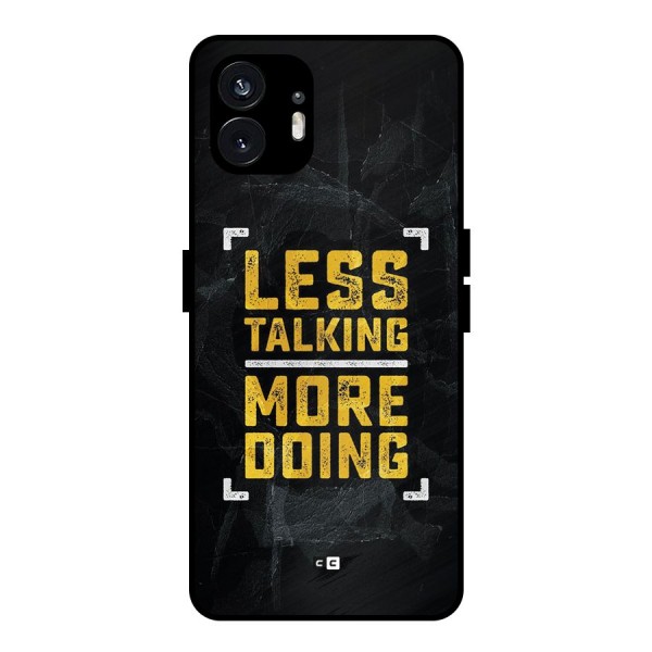 Less Talking Metal Back Case for Nothing Phone 2