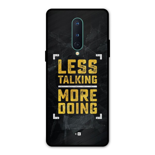 Less Talking Metal Back Case for OnePlus 8