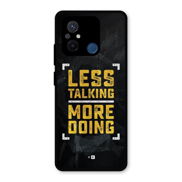 Less Talking Metal Back Case for Poco C55