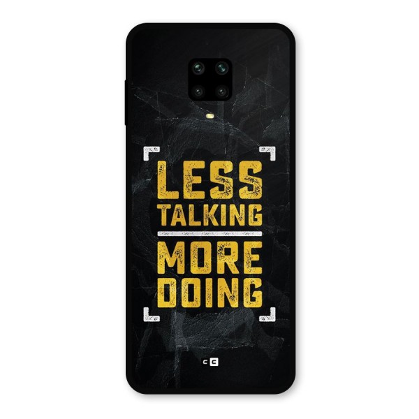 Less Talking Metal Back Case for Poco M2