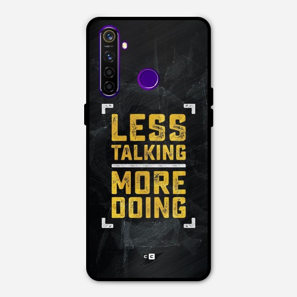 Less Talking Metal Back Case for Realme 5 Pro