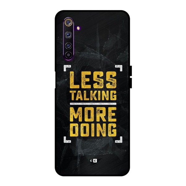 Less Talking Metal Back Case for Realme 6 Pro