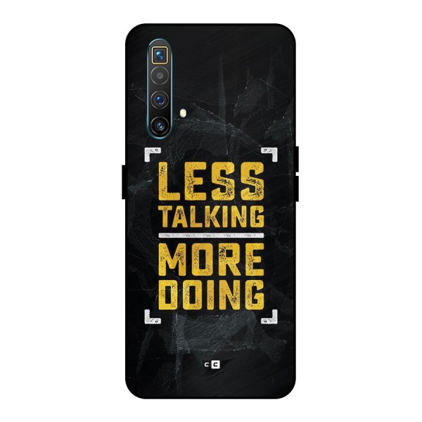 Less Talking Metal Back Case for Realme X3