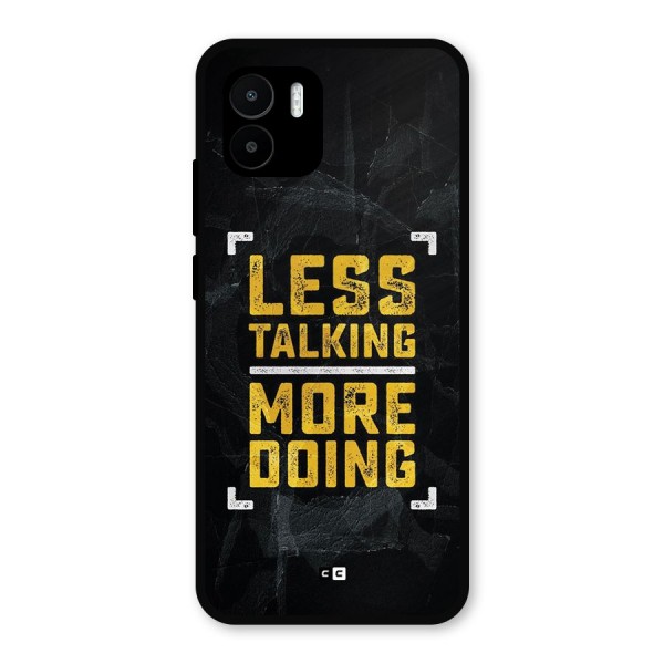 Less Talking Metal Back Case for Redmi A2