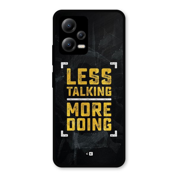 Less Talking Metal Back Case for Redmi Note 12 5G