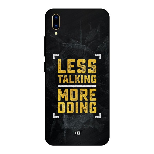 Less Talking Metal Back Case for Vivo V11 Pro