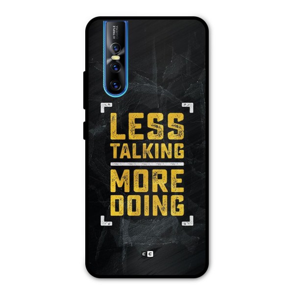 Less Talking Metal Back Case for Vivo V15 Pro