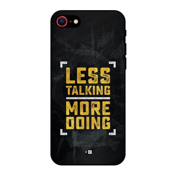 Less Talking Metal Back Case for iPhone 8