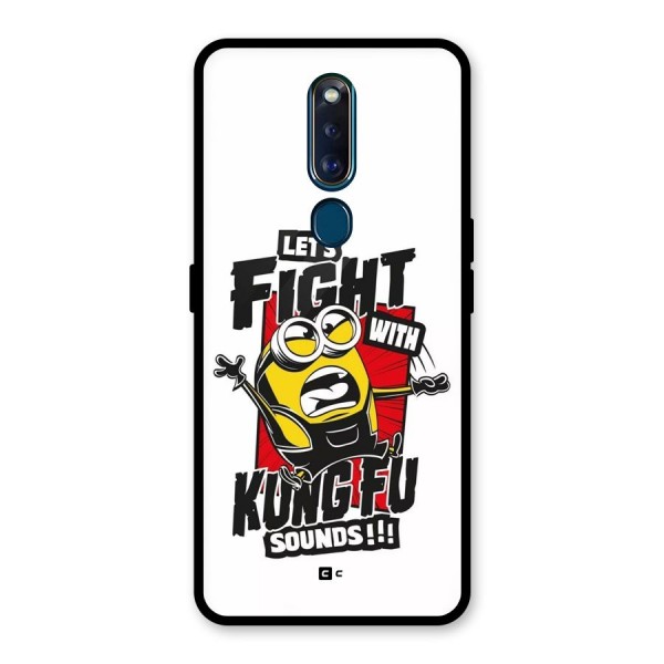 Lets Fight Glass Back Case for Oppo F11 Pro