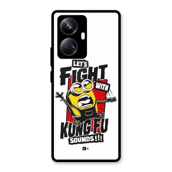 Lets Fight Glass Back Case for Realme 10 Pro Plus