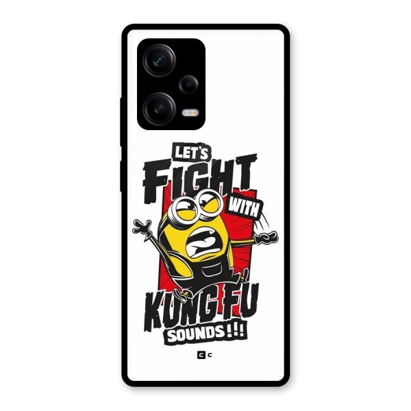 Lets Fight Glass Back Case for Redmi Note 12 Pro