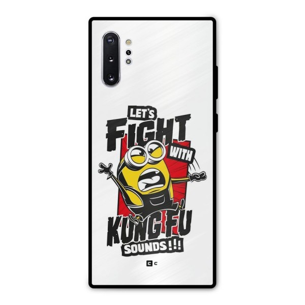 Lets Fight Metal Back Case for Galaxy Note 10 Plus