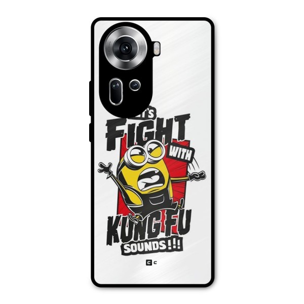 Lets Fight Metal Back Case for Oppo Reno11 5G