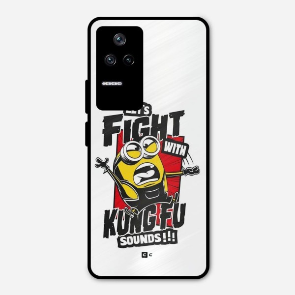 Lets Fight Metal Back Case for Poco F4 5G