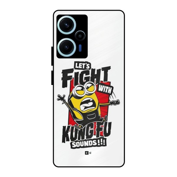 Lets Fight Metal Back Case for Poco F5