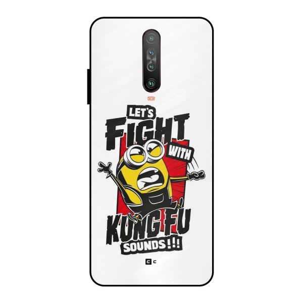 Lets Fight Metal Back Case for Poco X2