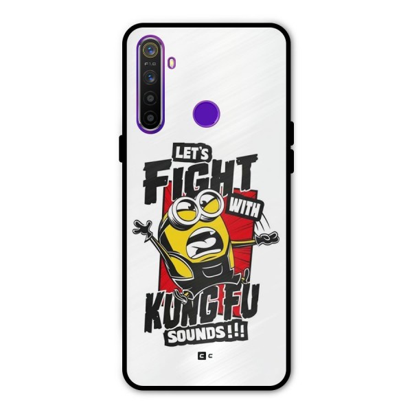 Lets Fight Metal Back Case for Realme 5i