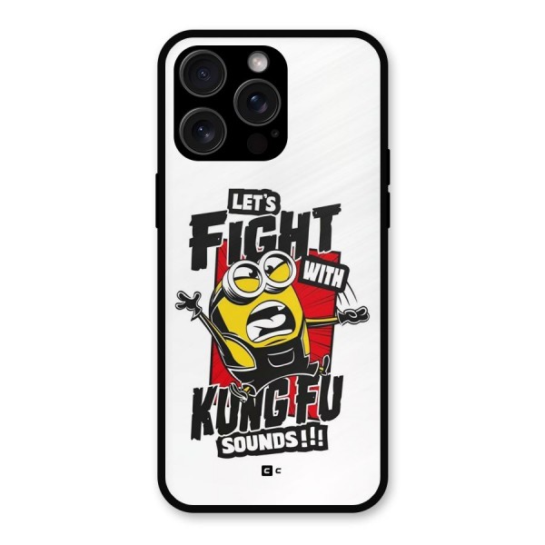 Lets Fight Metal Back Case for iPhone 15 Pro Max