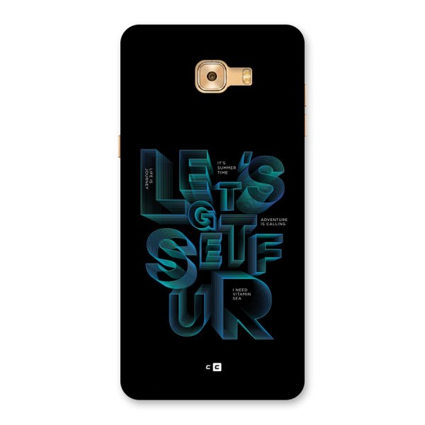 Lets Get Surf Back Case for Galaxy C9 Pro