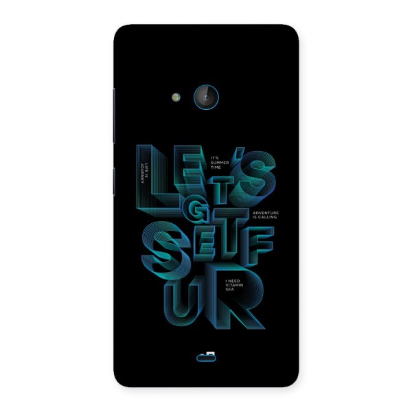 Lets Get Surf Back Case for Lumia 540