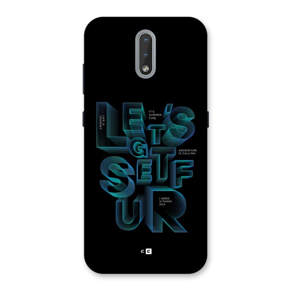 Lets Get Surf Back Case for Nokia 2.3