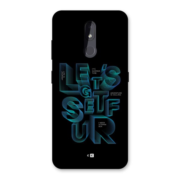 Lets Get Surf Back Case for Nokia 3.2