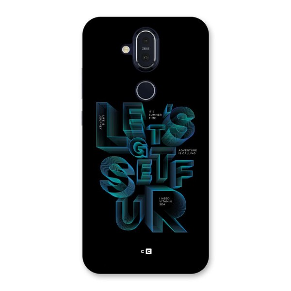 Lets Get Surf Back Case for Nokia 8.1