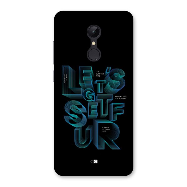 Lets Get Surf Back Case for Redmi 5