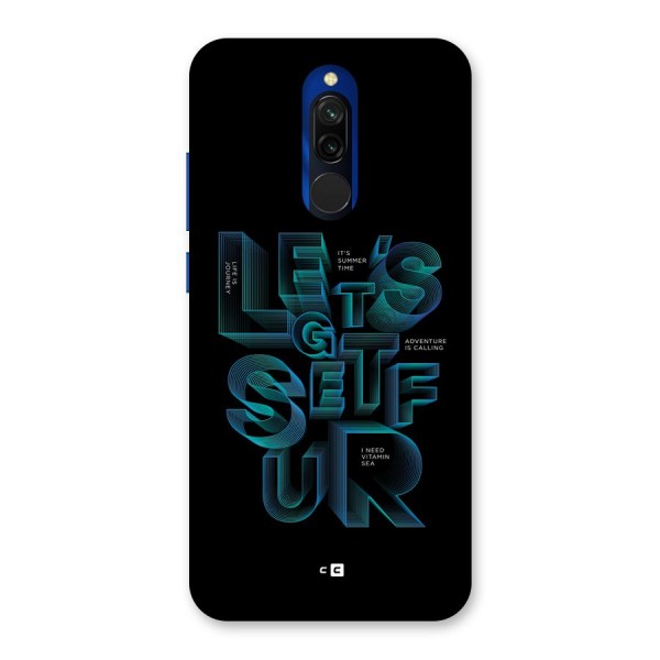 Lets Get Surf Back Case for Redmi 8