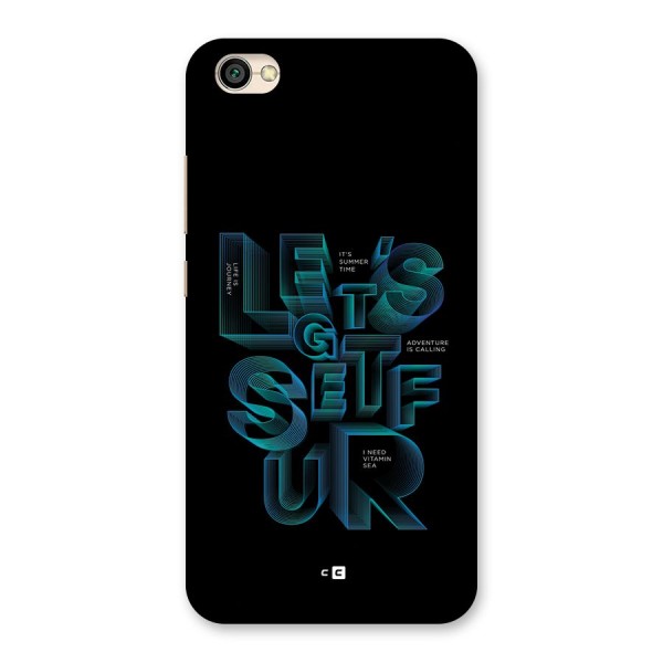 Lets Get Surf Back Case for Redmi Y1 Lite