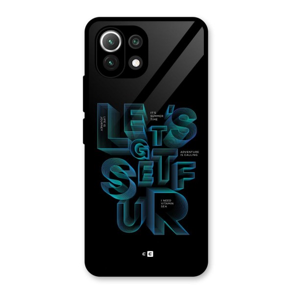 Lets Get Surf Glass Back Case for Mi 11 Lite