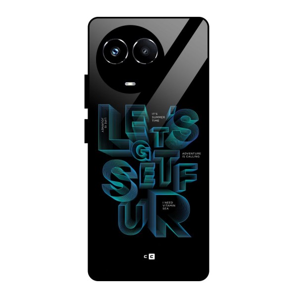 Lets Get Surf Glass Back Case for Realme 11X