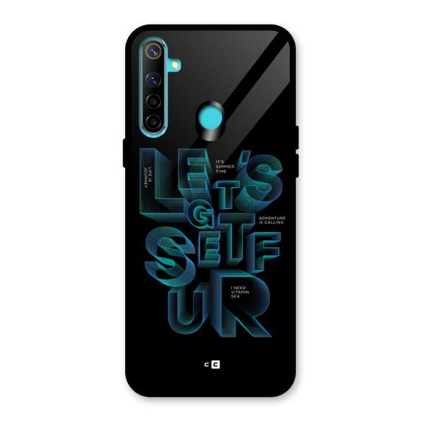 Lets Get Surf Glass Back Case for Realme 5