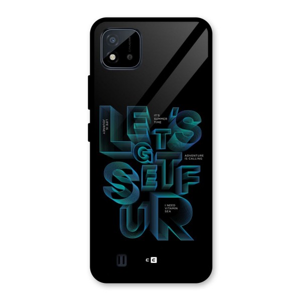 Lets Get Surf Glass Back Case for Realme C11 2021