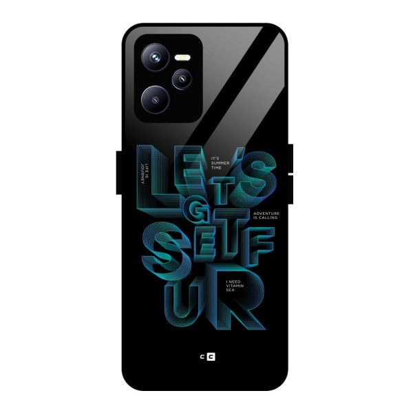 Lets Get Surf Glass Back Case for Realme C35