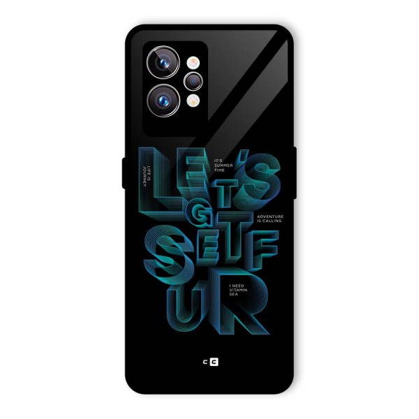 Lets Get Surf Glass Back Case for Realme GT2 Pro